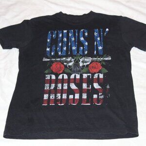 Guns N Roses Rock Band Graphic Tshirt Stars n Stripes Sz Small Unisex